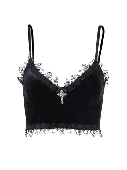 Midnight Lace Bra Top